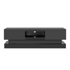 MAICOSY 63" LED RGB Lights TV Stand Entertainment Corner Console Cabinet Table