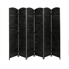 Black Folding Panel Room Divider for Privacy Screens