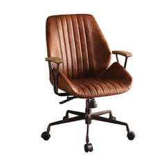 Vintage Office Chair, Top Grain Leather - Brown Cocoa