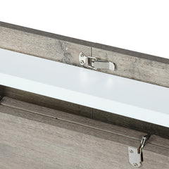 63-78.8inch Extendable Dining Table - Grey