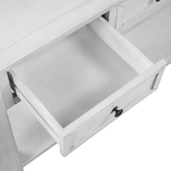 white console table