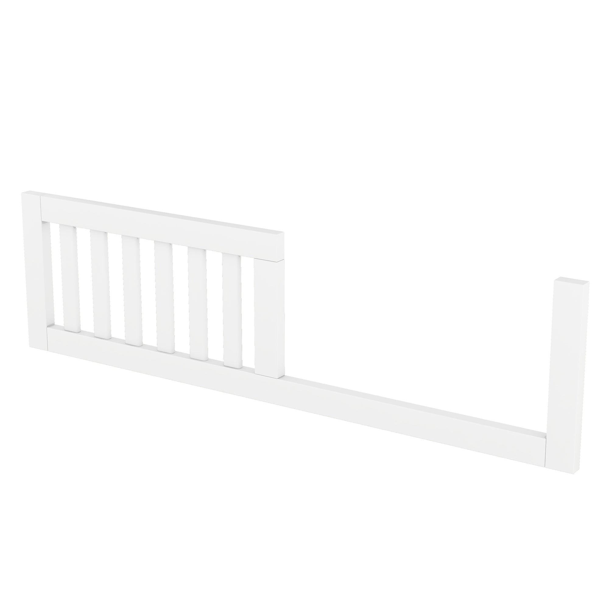 Convertible Crib/Full Size Bed with Changing Table - White