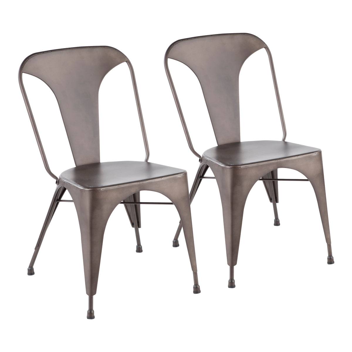 Industrial Dining Chair - Antique (Set of 2)