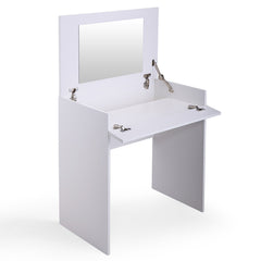 Vanity Sets with Flip up Mirror - White