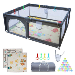Baby Playard Cloth Playpen Removable Enclosures for Indoor and Outdoor Use Care for Children and Pets