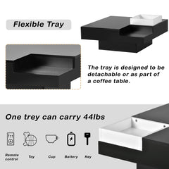Minimalist Design Square Coffee Table