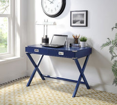 Contemporary Writing Desk - Navy Blue Finish