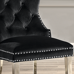 Black Velvet Chairs
