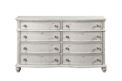 Rustic Style Dresser - Antique White Finish