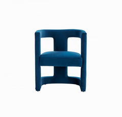 Kendra Modern Blue Fabric Accent Chair