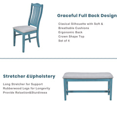 Kitchen Table Set with Drawer