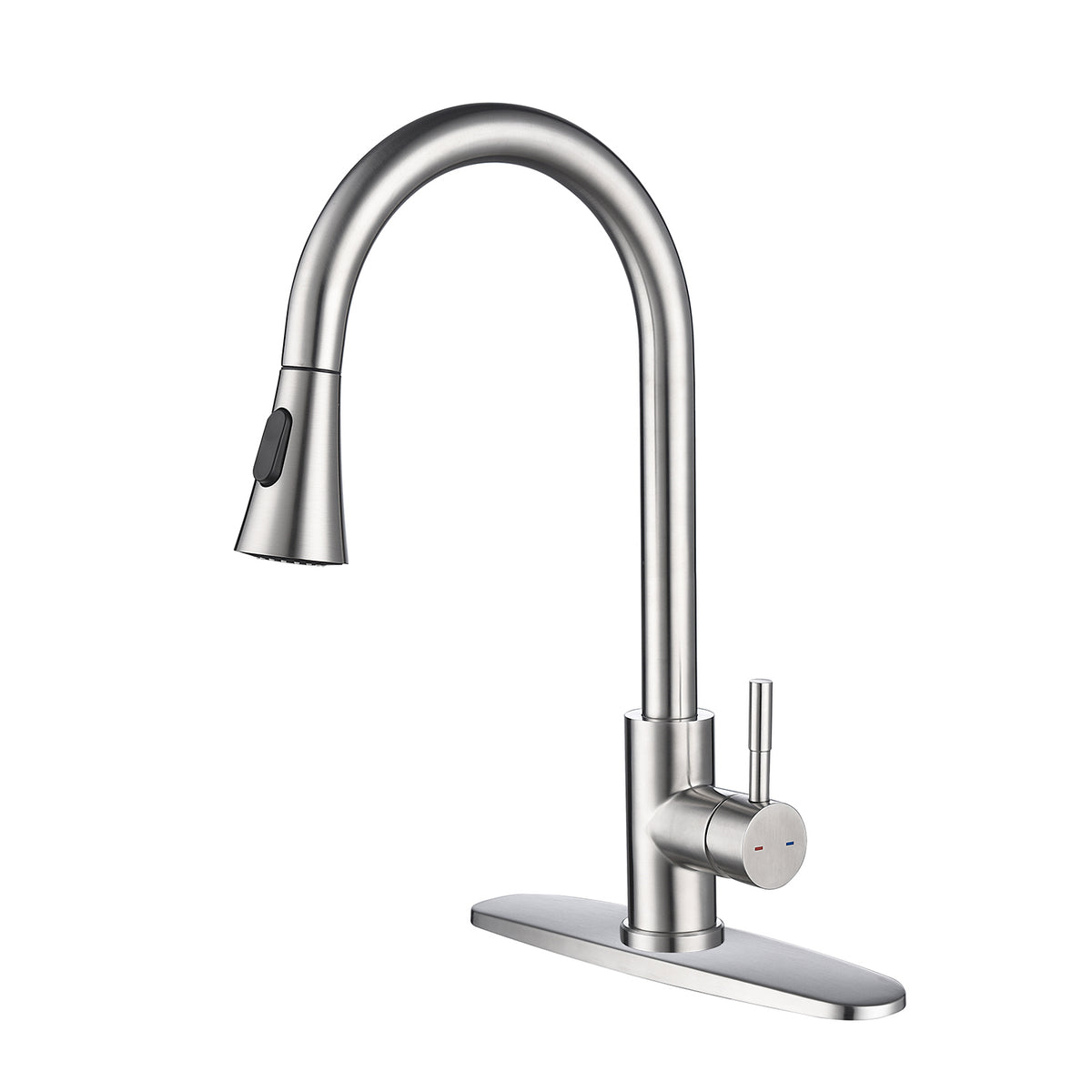 Kitchen Faucet with Pull Out Sprayer - Brushed Nickel