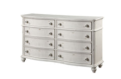 Rustic Style Dresser - Antique White Finish
