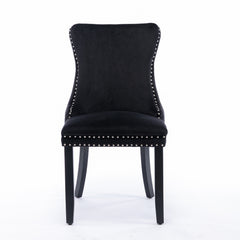 Black Velvet Dining Chairs