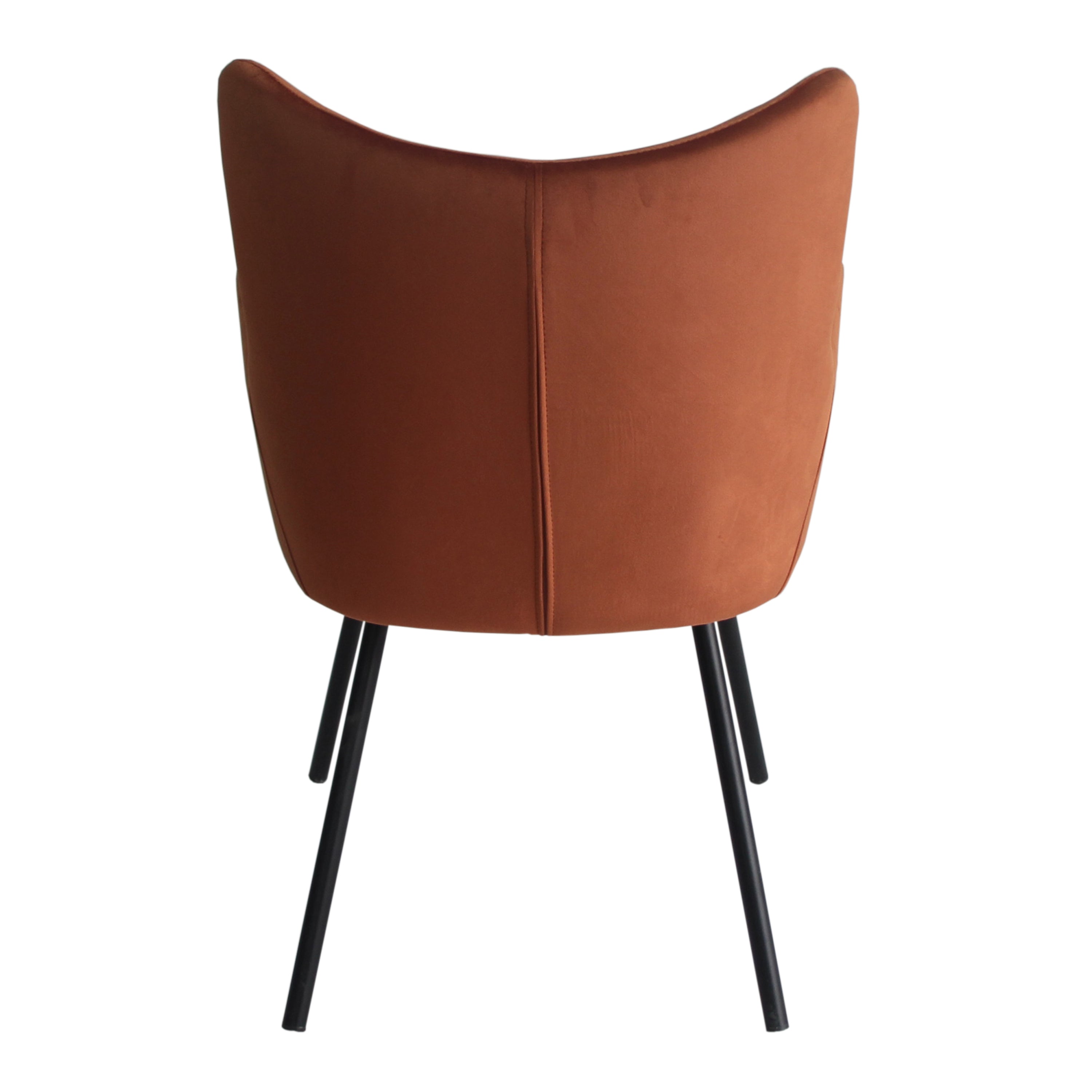 Modern Orange & Black Dining Chair