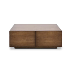 Wood Square Cocktail Table - Walnut