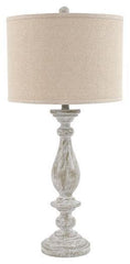 Whitewash Table Lamp