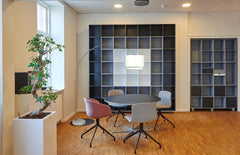 81"H Double Shade Marble Base Floor Lamp - Brushed Nickel