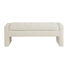 Gillian Storage Bench - Cream
