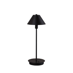 17.5" In Rowan Matte Powder Black G-9 Table Lamp