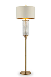 62.25-Inch Pluviam Crystal Floor Lamp