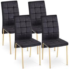 Black Velvet Chair
