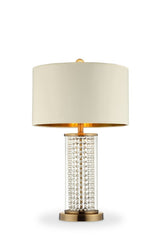 28.75-Inch Pluviam Crystal Table Lamp