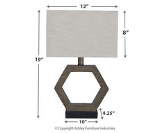 Geometric Contemporary Table Lamp