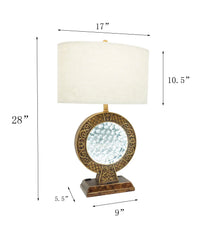 Antique Table Lamp - Brown