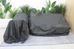MAICOSY 6pc Outdoor Wicker Patio Backyard Furniture Lounge Couch Armchair Table