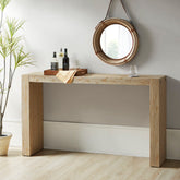 Natural U Console Table