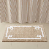 Cotton Tufted Bath Rug 24x40" - Taupe Cotton