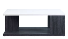 Pancho Coffee Table - Gray & White High Gloss
