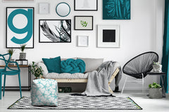 Indoor/Outdoor Pouf - Zipper Cover Only