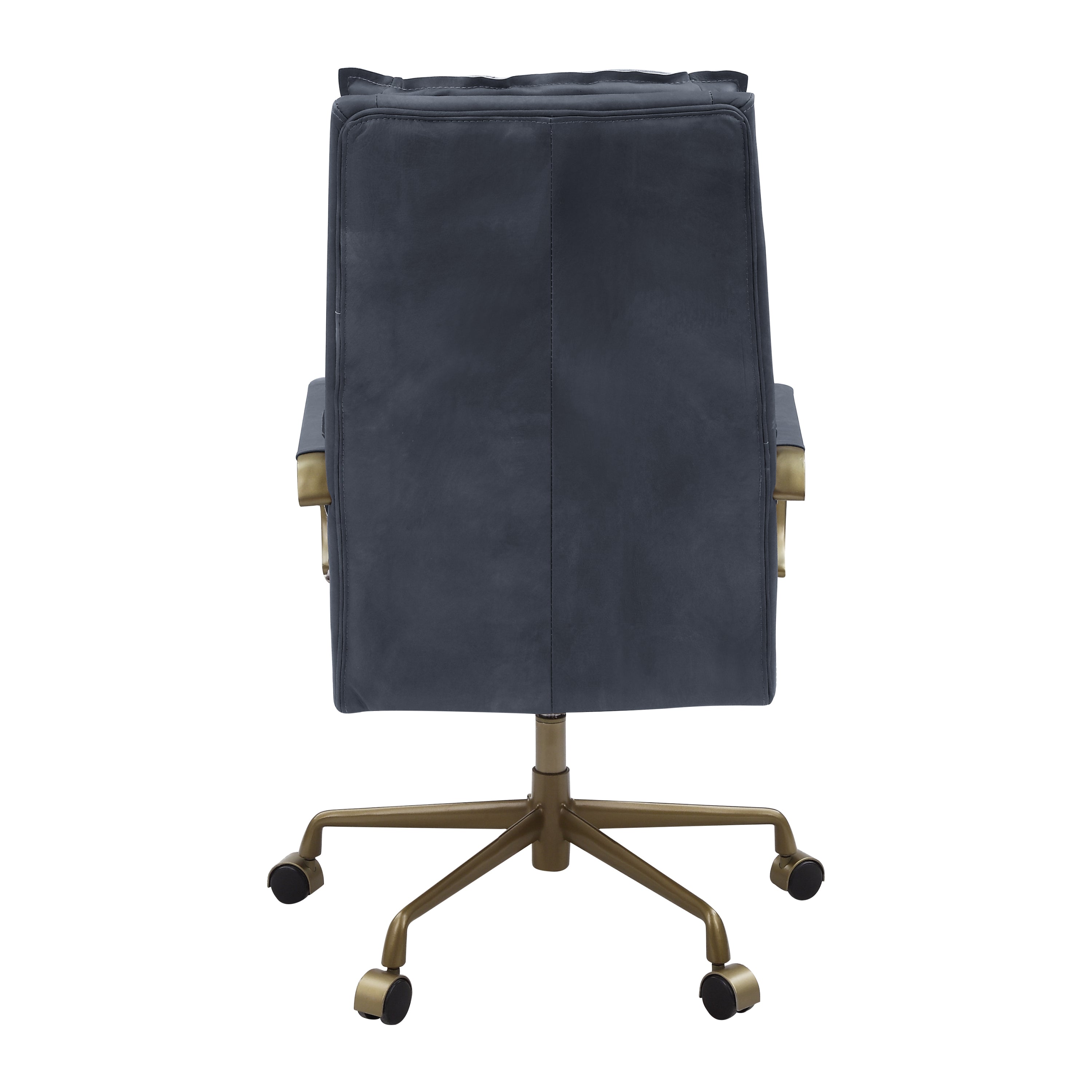 Executive Leather Office Chair - Grey