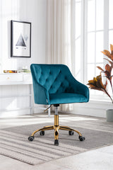 Modern Swivel Shell Chair - Teal