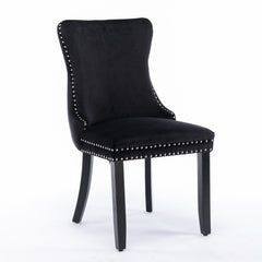 Black Velvet Dining Chairs