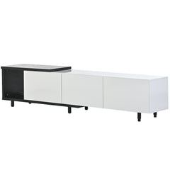 Modern Stylished TV Stand for 80+inch TV - White