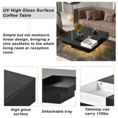 Minimalist Design Square Coffee Table