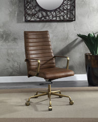 Executive Office Chair Saturn Leather - Brown
