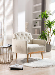 Accent Chair with Rose Golden feet