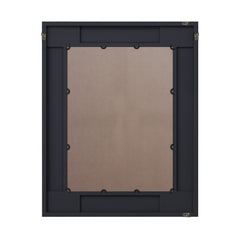 31.50" Rectangle Decorative Wall Hanging Mirror - Brown