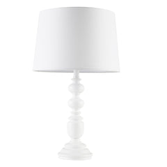 Astoria Resin Buffet Table Lamp - White