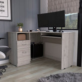 Light Grey Computer Desk
