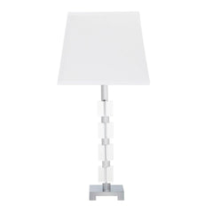 Wendi Glam Crystal Cube Ice Table Lamp - White