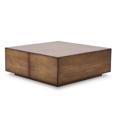 Wood Square Cocktail Table - Walnut