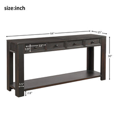 console table black