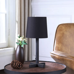 June Black Metal Cross-Legged Table Lamp