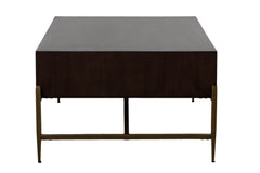 Acacia brass coffee table