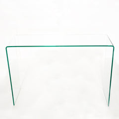 Transparent Tempered Glass Console Table